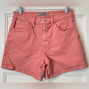 Joe’s Jeans Fashion Short Rose Pink Denim Shorts Size 27 Mid Rise